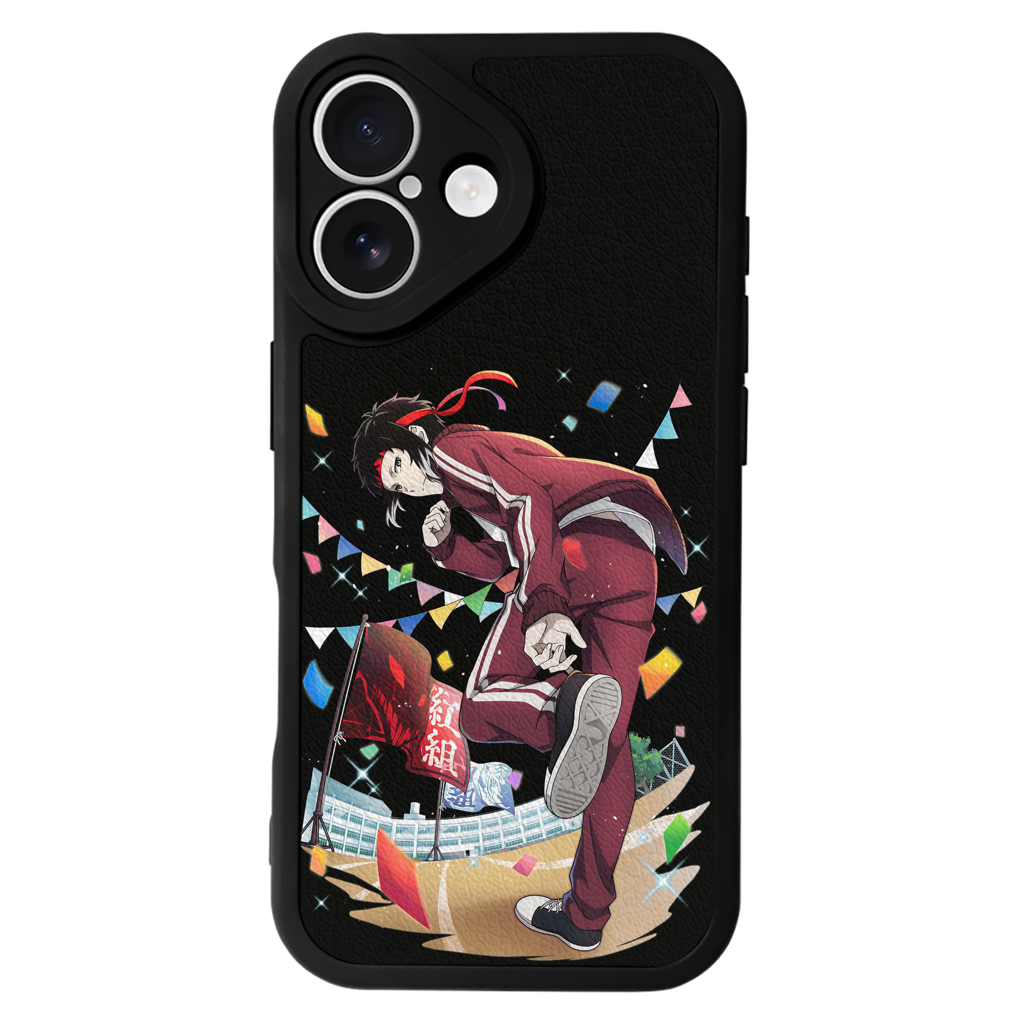 （画像用） 文豪ストレイドッグス Bungo Stray Dogs 【iPhone 16シリーズ対応】シリコンスマホケース（レザー調） 材質：シリコン